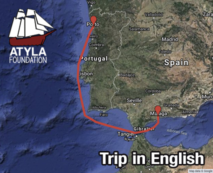 Wycieczka żeglarska Klasyczny rejs statkiem Przygoda na wakacjach na morzu, rezerwacja wyłącznie online 2022, Porto Portugalia, Malaga Hiszpania