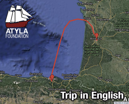 Viaje en velero, Barco clásico, Vela, Aventura en el mar, Vacaciones, Burdeos, Reserva en línea, Exclusiva, 2022, España, Bilbao, País Vasco, Costa Vasca, Francia, En inglés