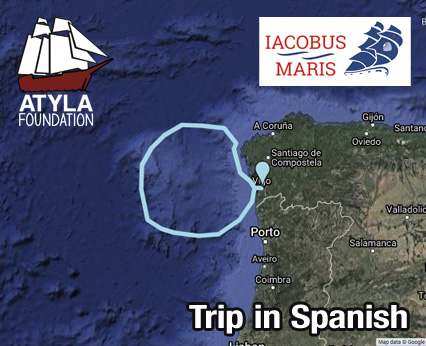 Rejs żaglowy, Klasyczny statek, Żagiel, Przygoda na morzu, Wakacje, Rezerwacja online, Ekskluzywny, 2022 Vigo, Hiszpania, Język hiszpański, Poprawa, Wybrzeże galicyjskie, Iacobus Maris
