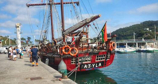 Atyla In Lekeitio, Visit Ship, Atyla Ship, Sailing Ship, Visit LEkeitio, Basque Country, Free Visit, Activities For Families, Open Air, Summer 2022, Marea Errota, Maria Errota, Itsaso Petronor