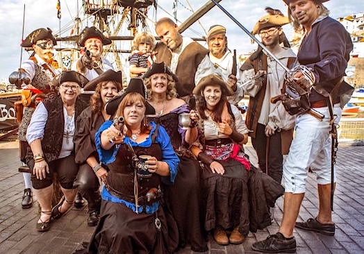Devon Events Brixham Pirate Days, Pirates Festival Europe, Fun Gathering, UK