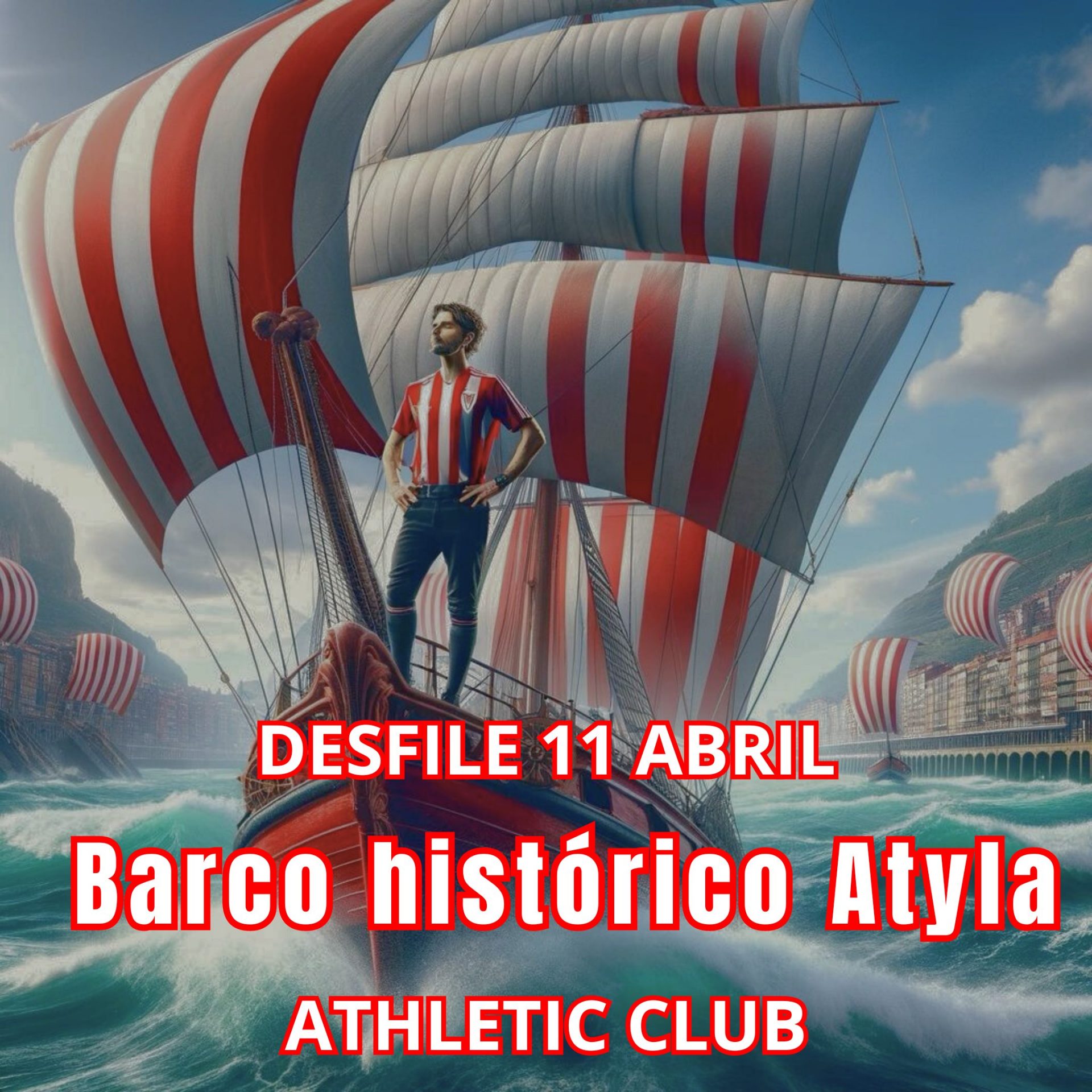 Recorrido Ría Bilbao, Celebración Athletic Club 2024, 11 De Abril, Ticket Apuntarse, Barco Histórico Atyla, Horario