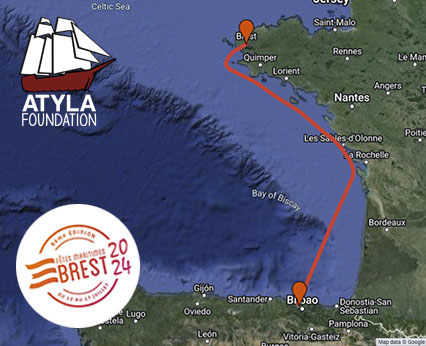 Sailing Trip, Brest Fetes Maritimes, Maritime Festival, Festivities, Portugalete, Bilbao, Ship, Estuary, Ticket, Ticketry, Sail Unique Adventure Holidays, In English Copia